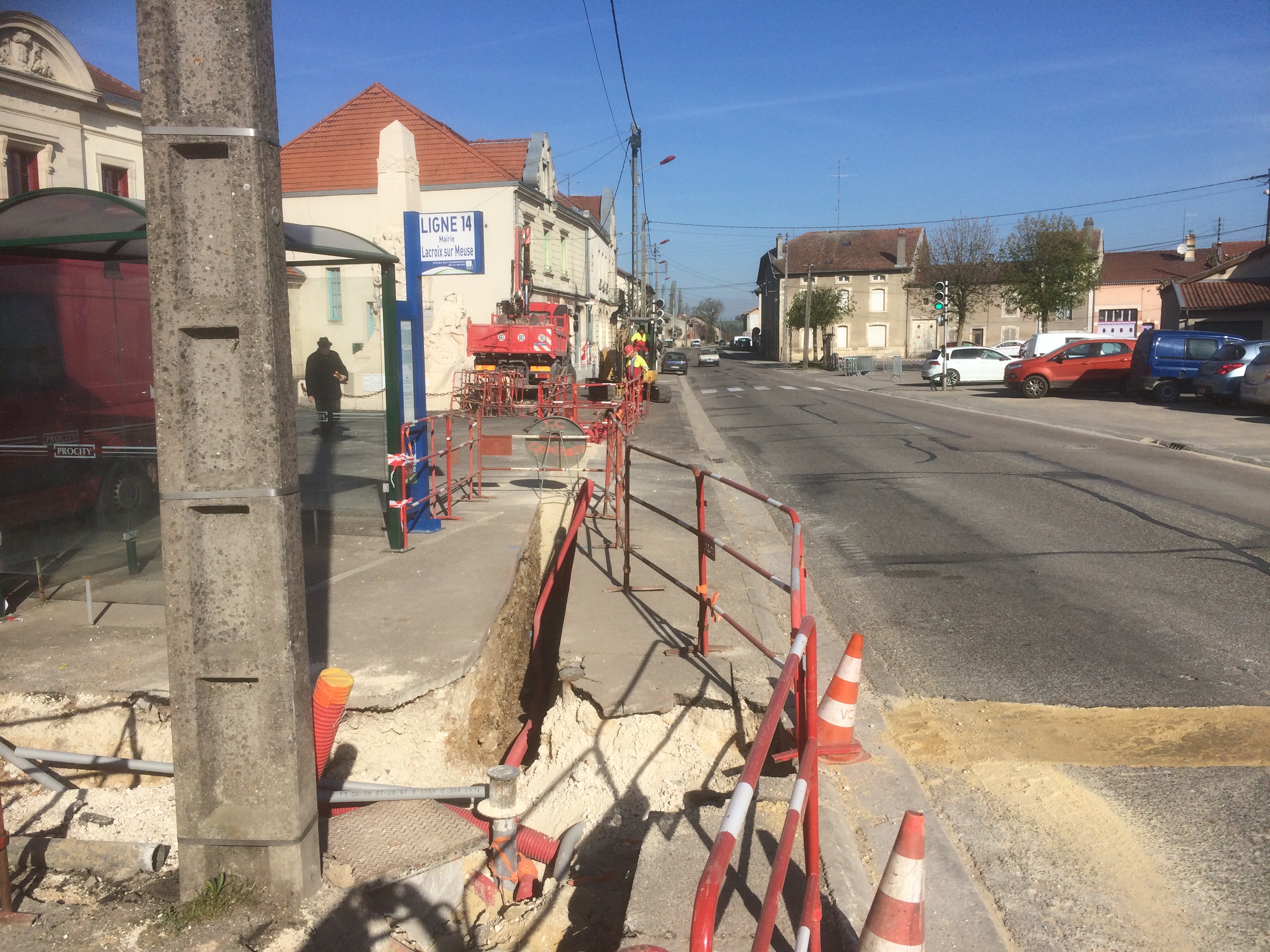 Requalification de la rue Général de Gaulle à LACROIX-SUR-MEUSE (55)