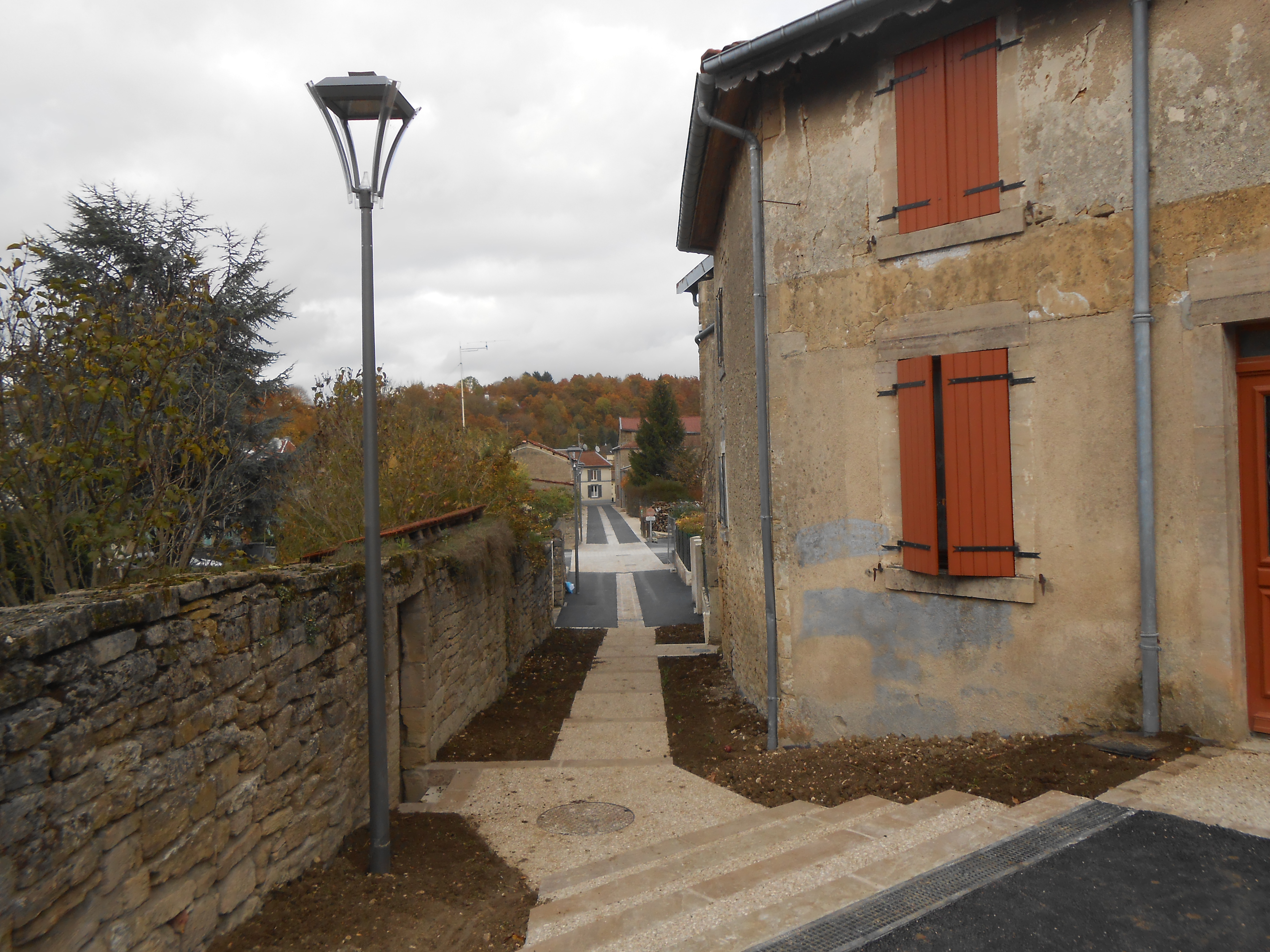 Requalification de la ruelle Papôme à  LISLE-EN-RIGAULT (55)