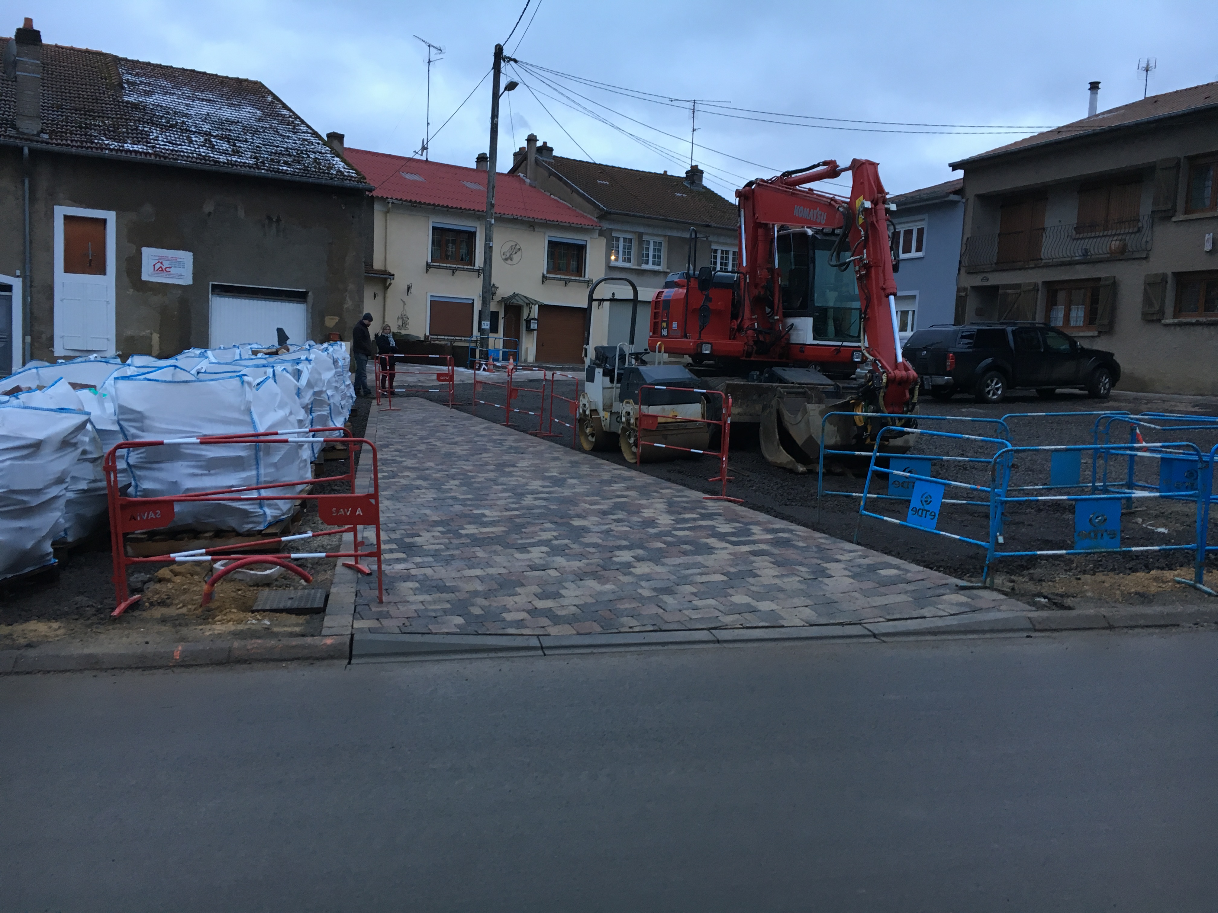 Aménagement de la place et de la rue de la gare à ANDERNY (54)